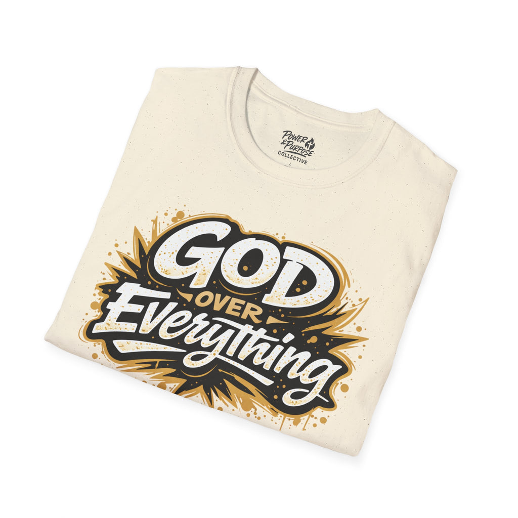 God Over Everything T-Shirt — Christian Faith Graphic Tee