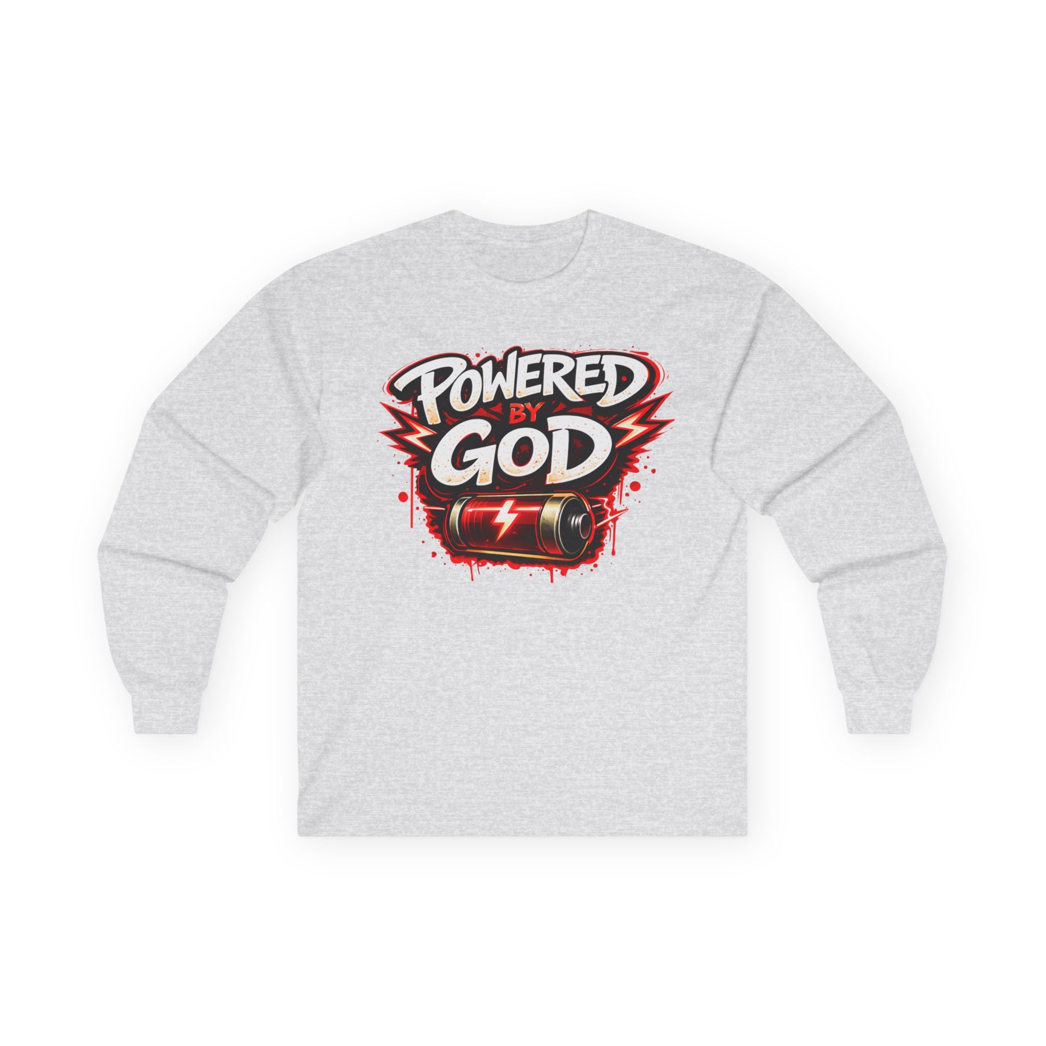 Powered by God Long Sleeve Tee