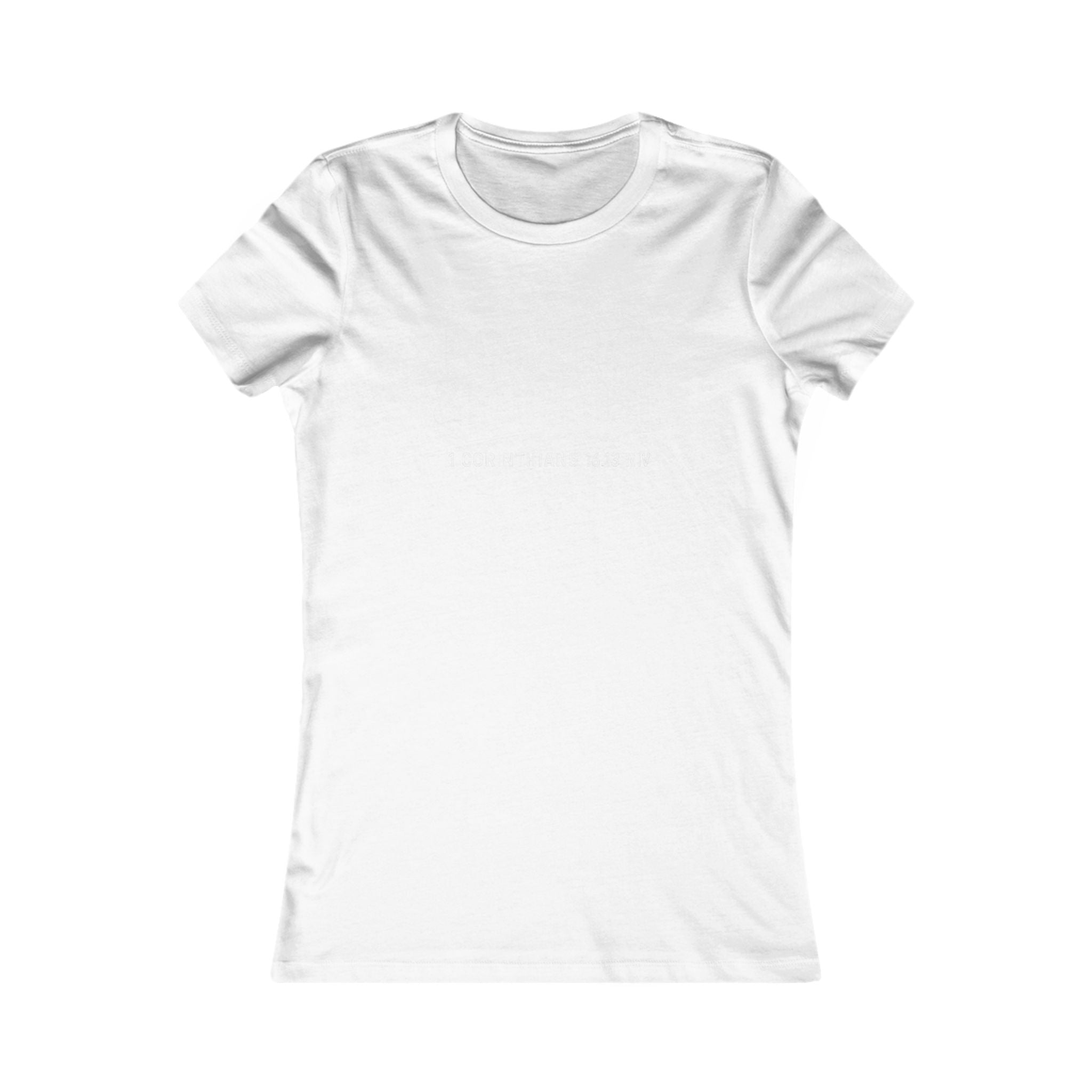Women's Favorite Tee Power & Purpose — Classic White Fitted Women's T‑Shirt