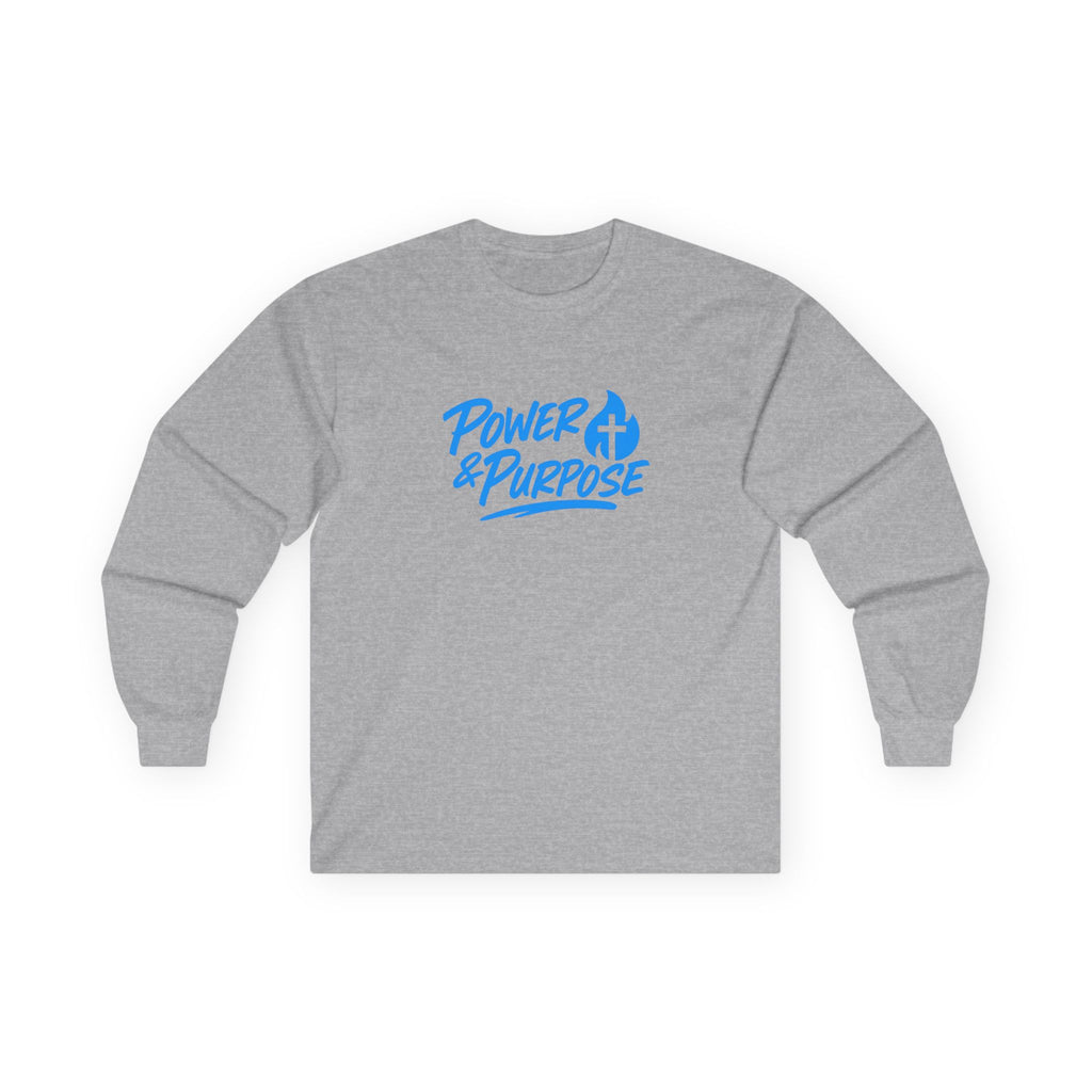 Power & Purpose Collective Long Sleeve Tee — Faith-Inspired Church Ministry Shirt