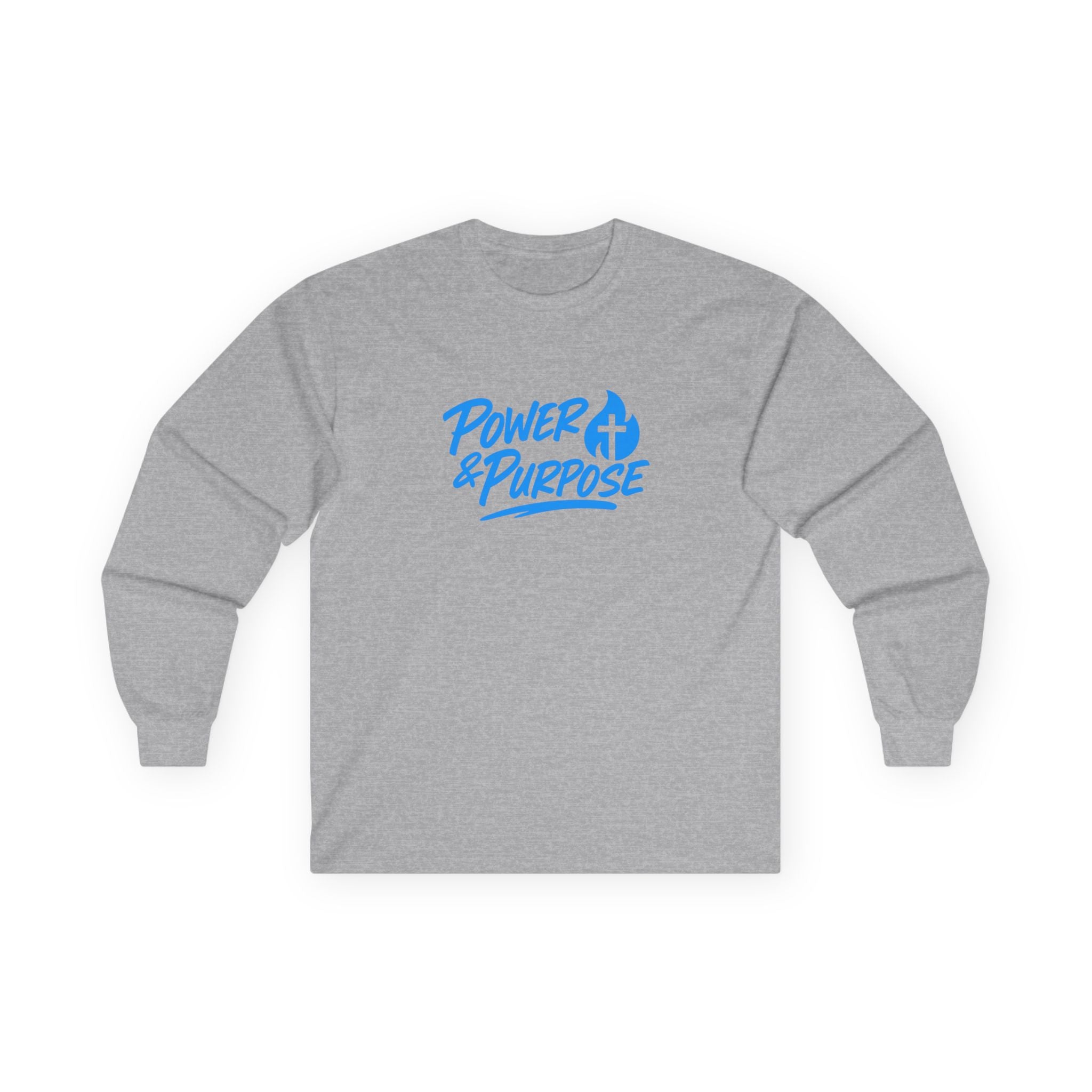 Power & Purpose Collective Long Sleeve Tee — Faith-Inspired Church Ministry Shirt