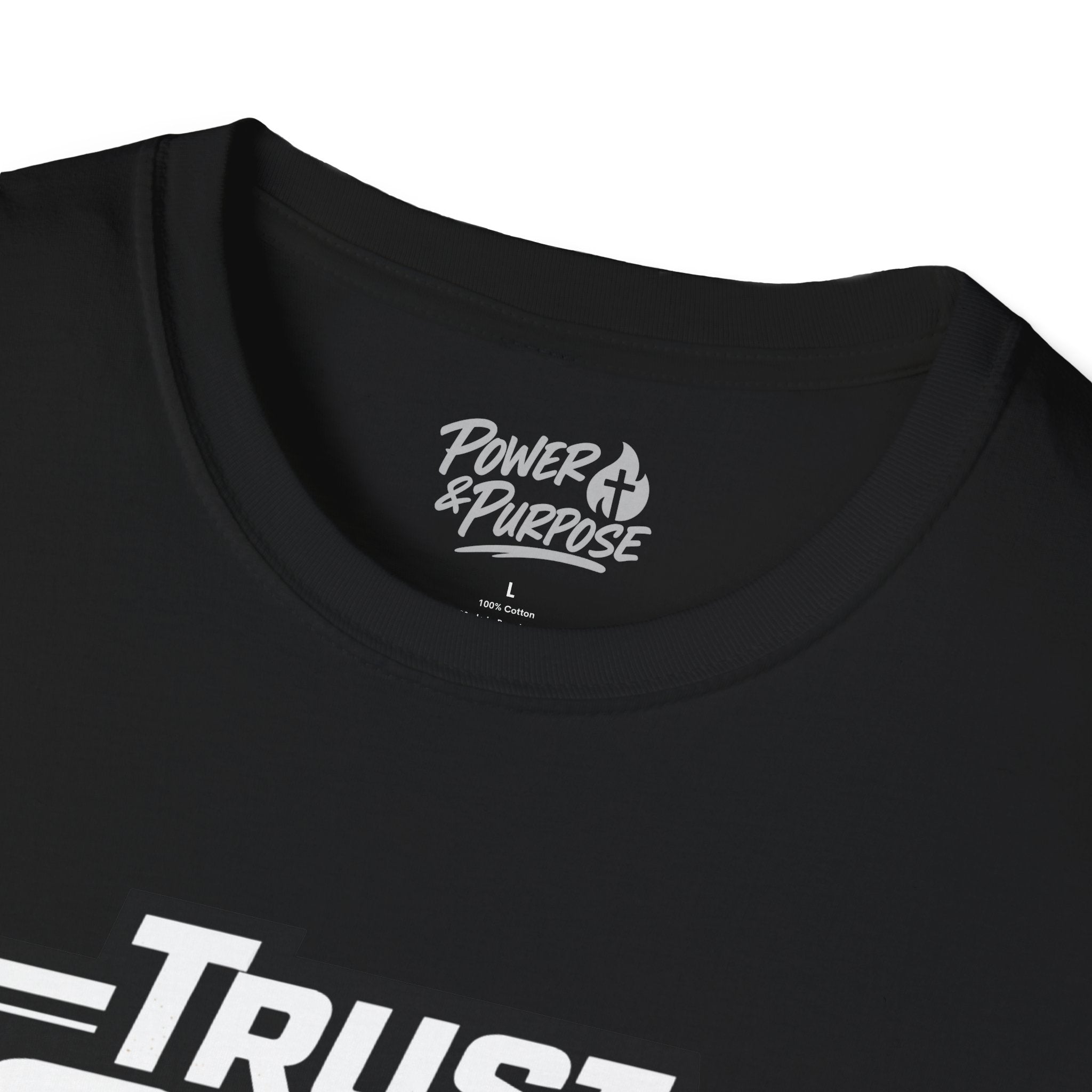 Faith Graphic T-Shirt — "Trust God Move Forward" Inspirational Christian Tee