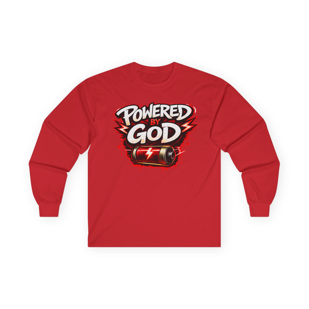 Powered by God Long Sleeve Tee
