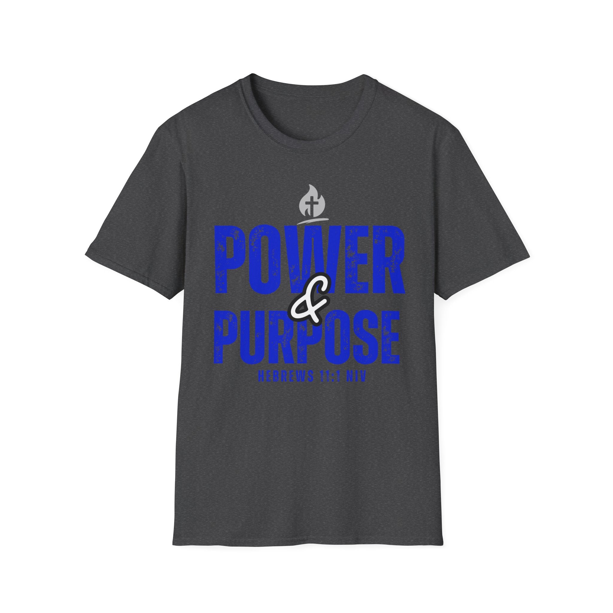 Power & Purpose Tee – Christian Faith T‑Shirt (Hebrews 11:1)