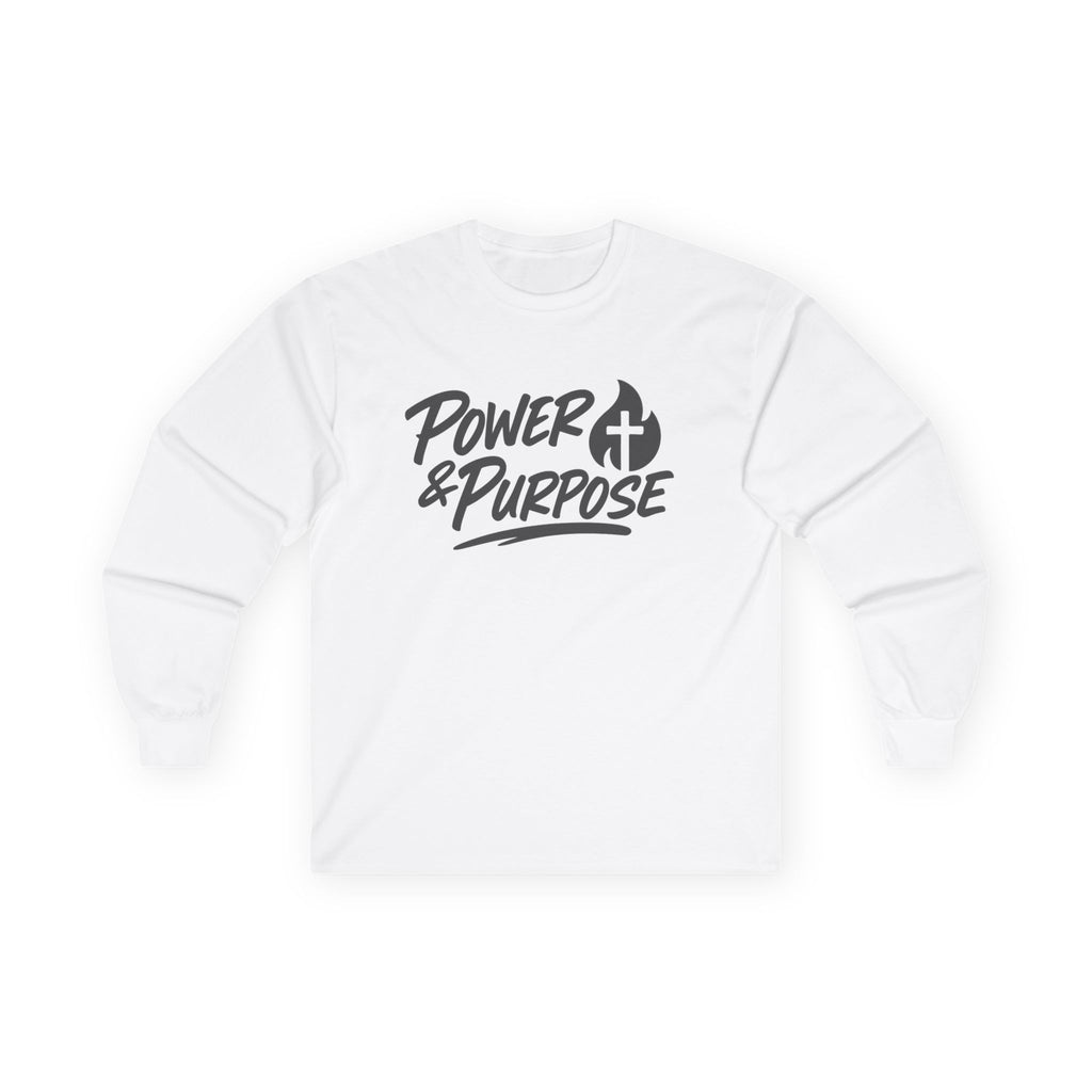 Power & Purpose Collective Long Sleeve Tee — Faith-Based Inspirational Shirt