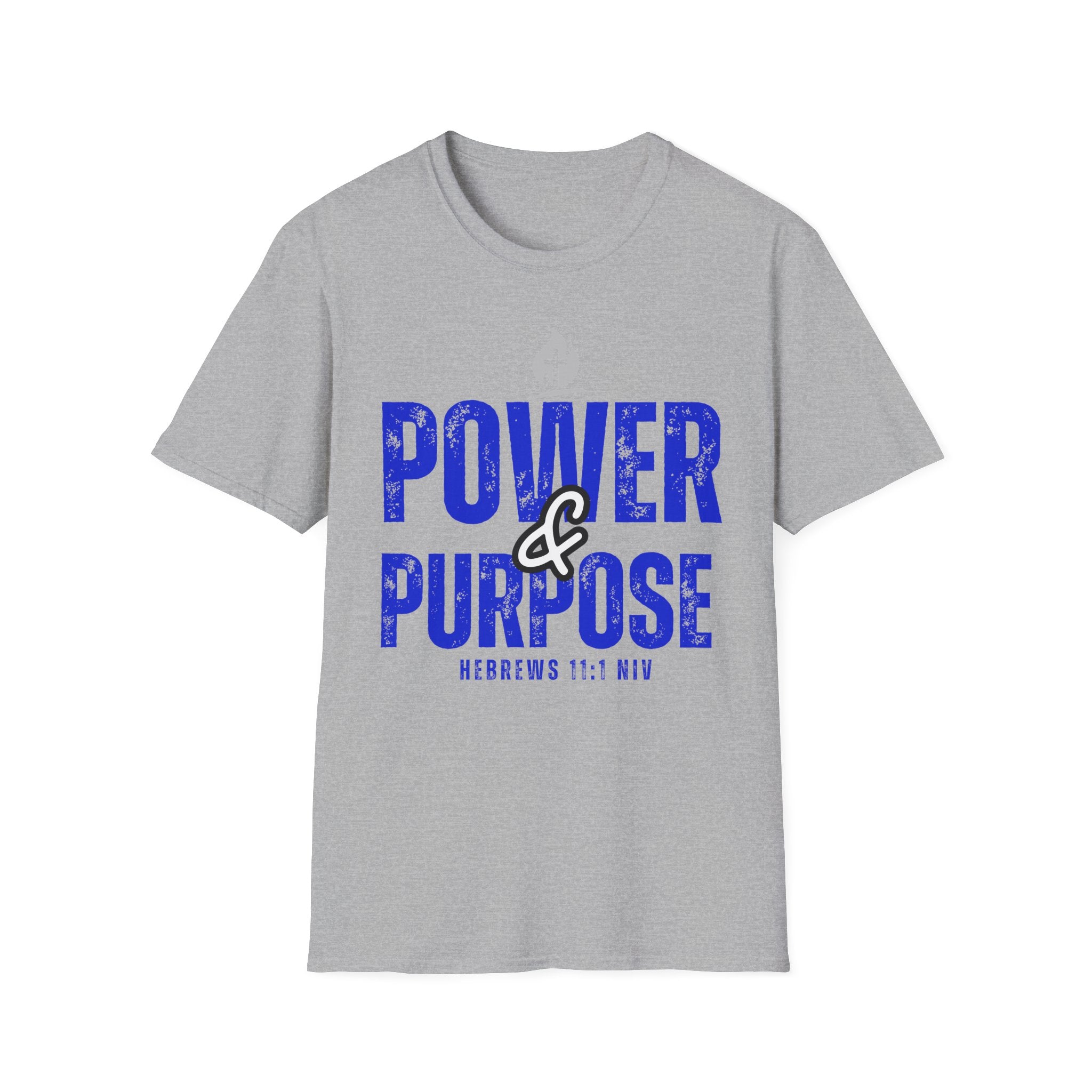 Power & Purpose Tee – Christian Faith T‑Shirt (Hebrews 11:1)