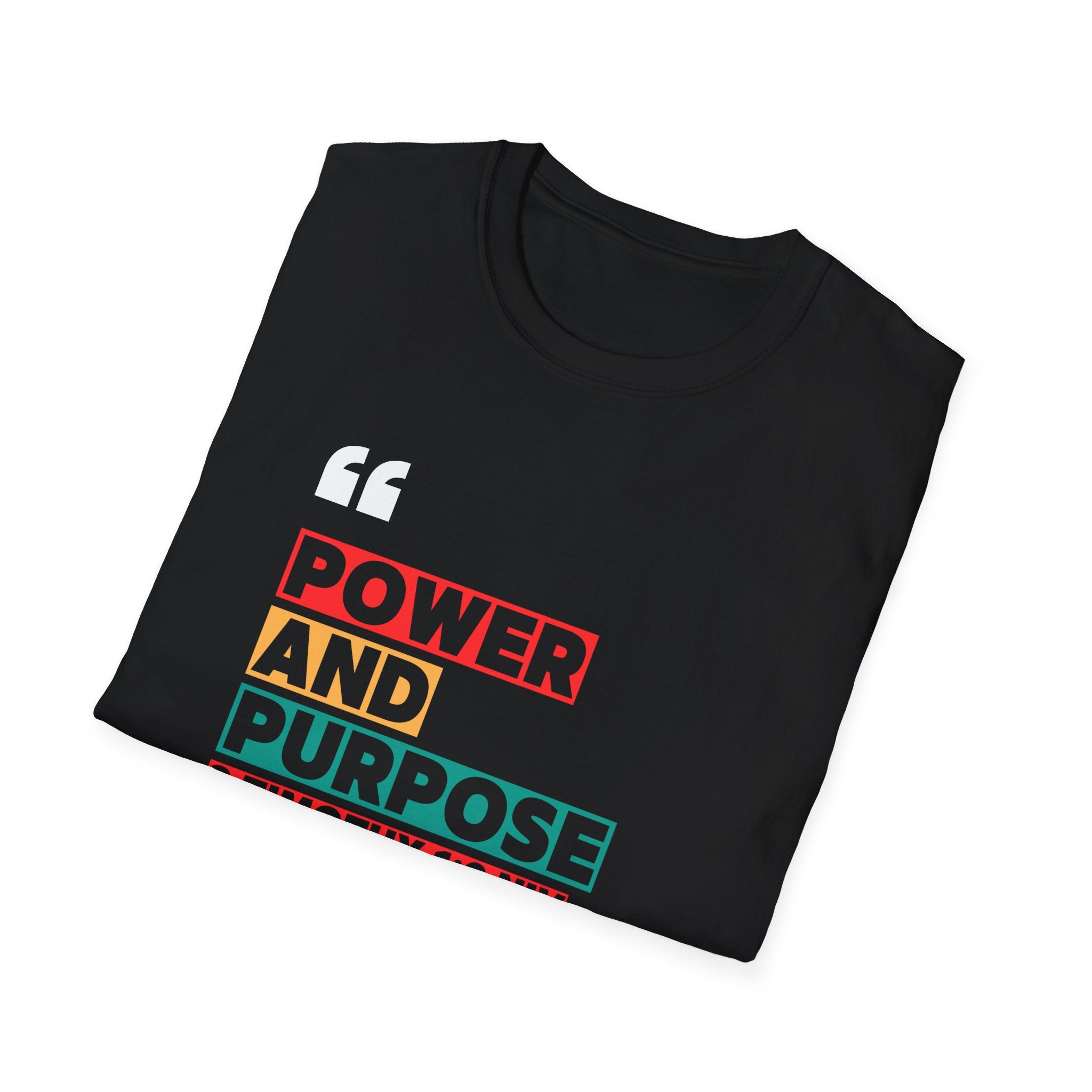 Power and Purpose Tee — 2 Timothy 1:9 Inspirational Christian T-Shirt