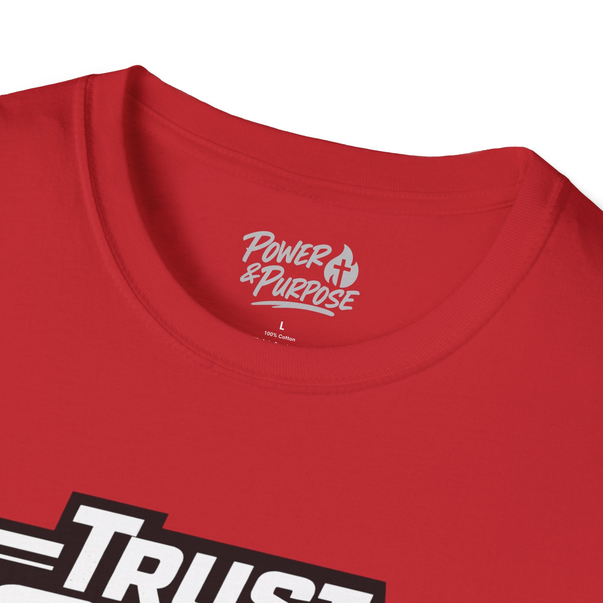 Faith Graphic T-Shirt — "Trust God Move Forward" Inspirational Christian Tee