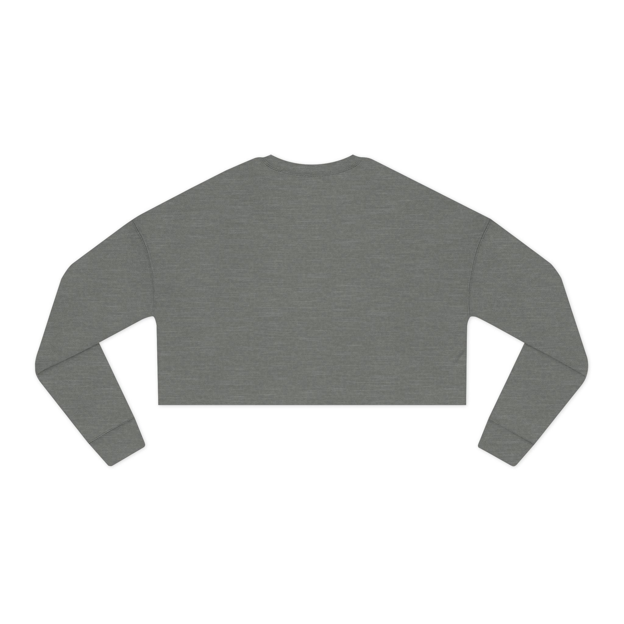 Cropped Sweatshirt — "Power & Purpose" Script Logo Crop Top
