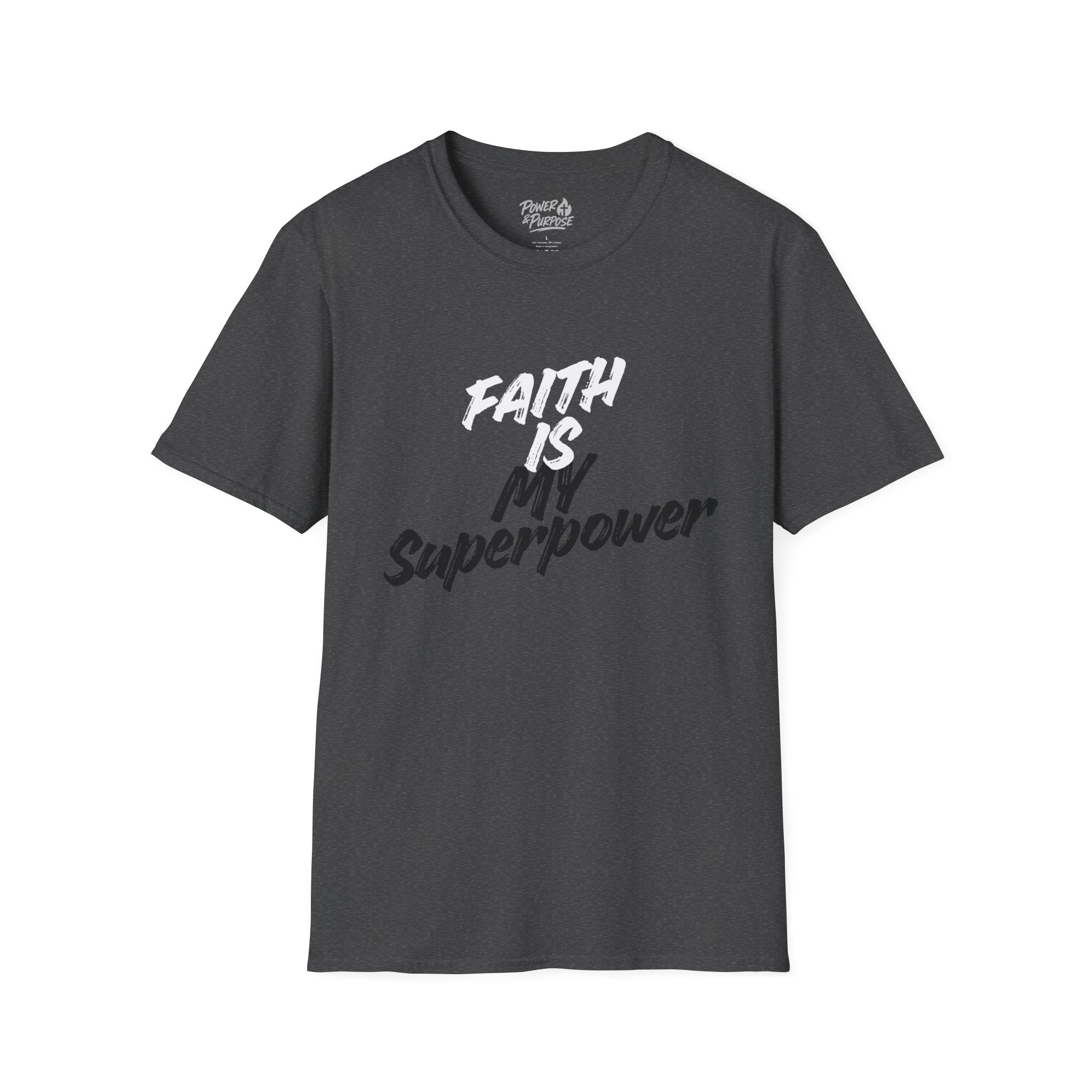 Faith Is My Superpower T-Shirt — Inspirational Christian Tee