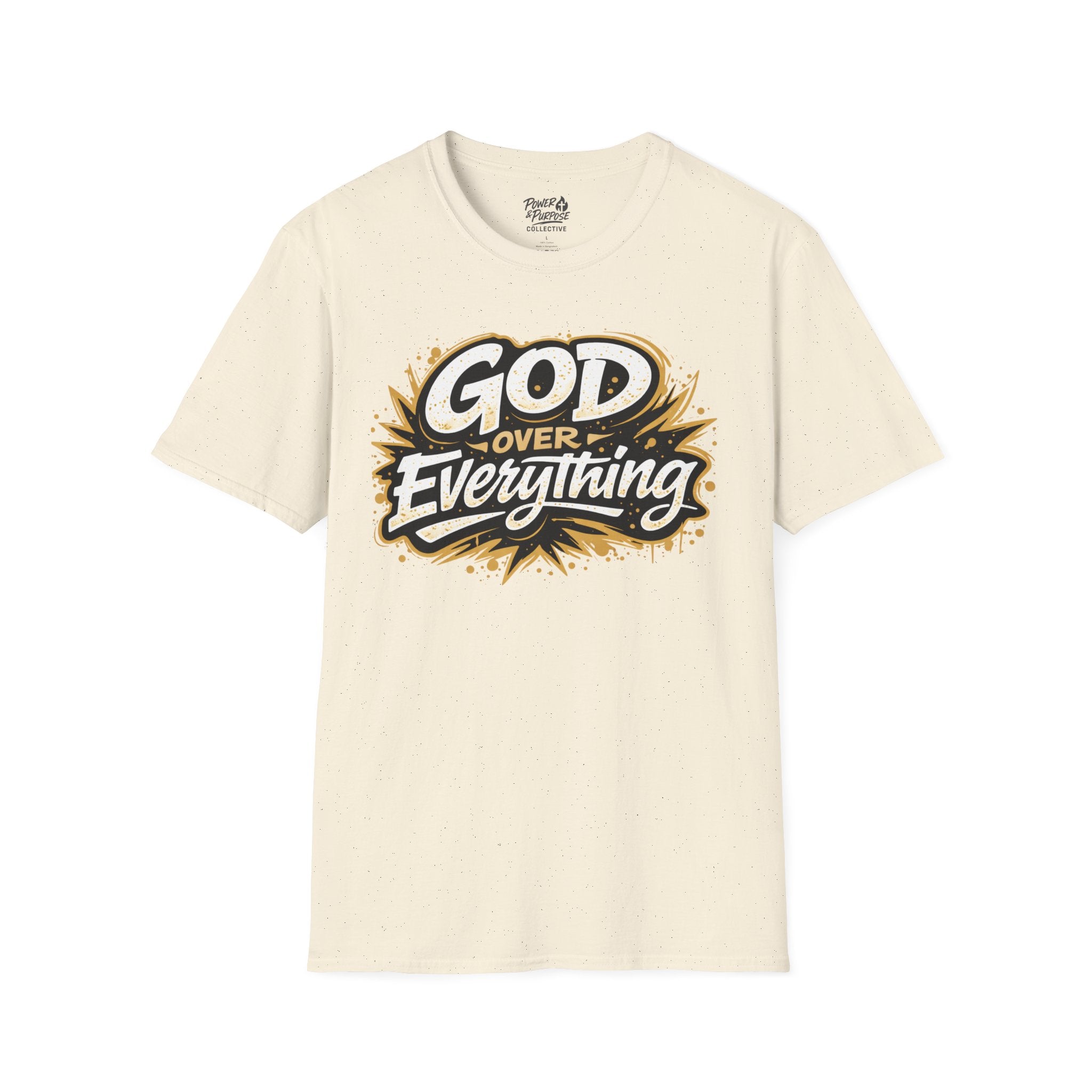 God Over Everything T-Shirt — Christian Faith Graphic Tee