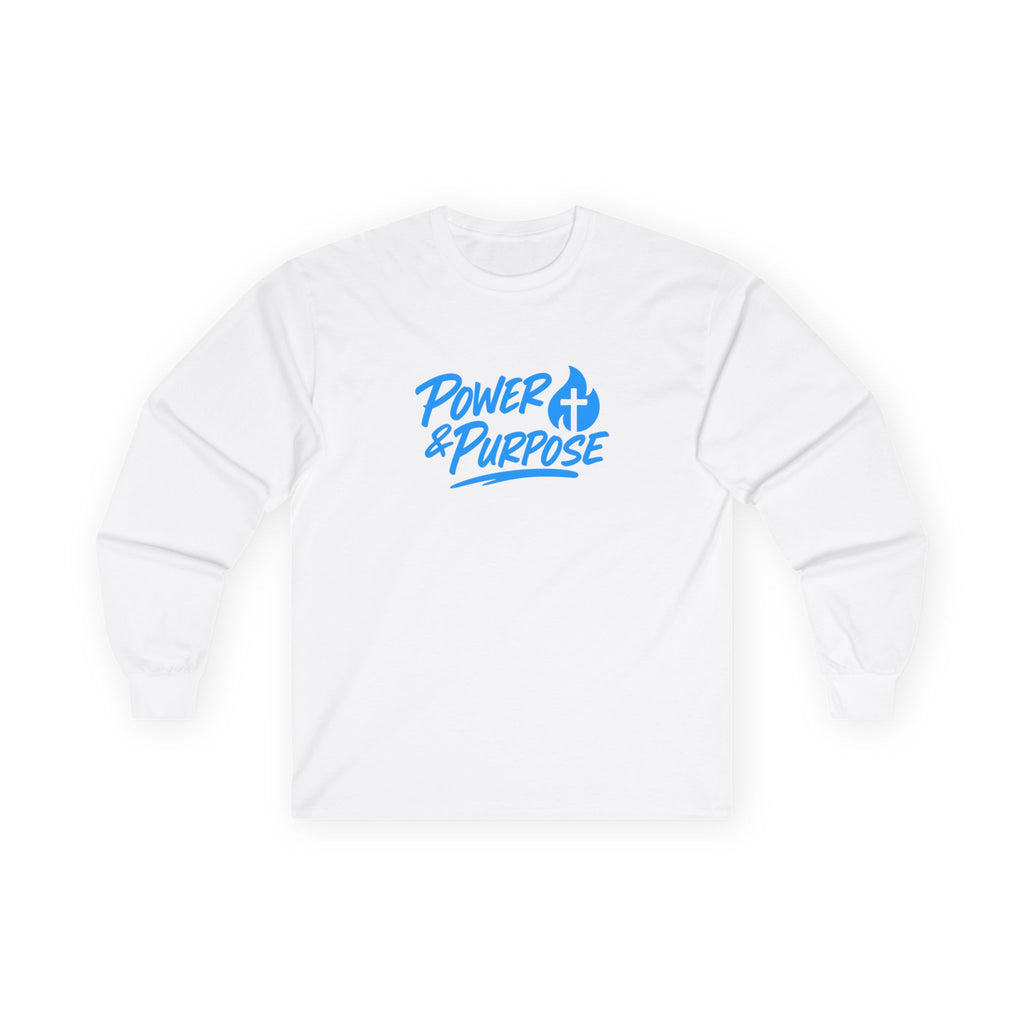 Power & Purpose Collective Long Sleeve Tee — Faith-Inspired Church Ministry Shirt