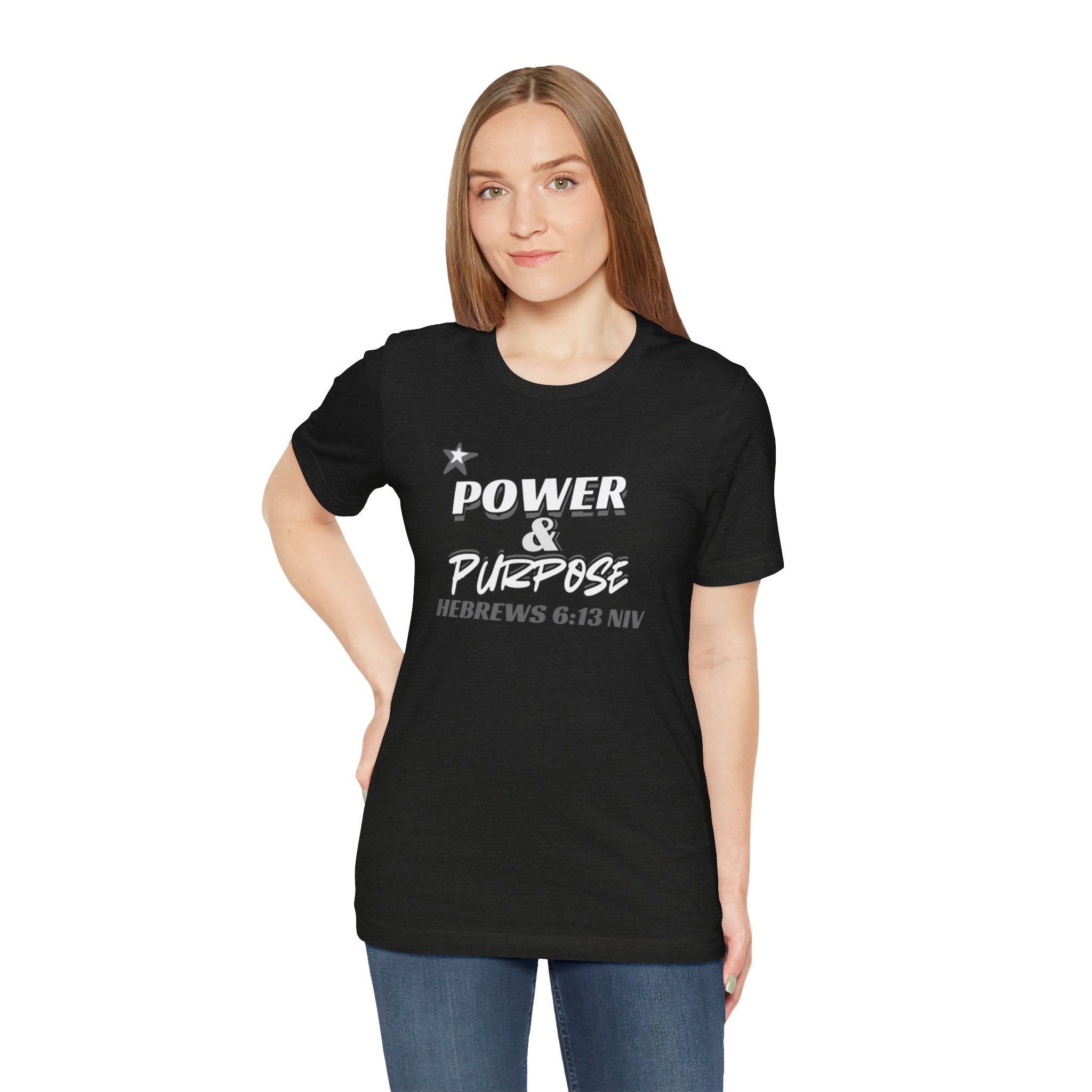 Power & Purpose Tee - Hebrews 6:13 Inspirational Christian T-Shirt