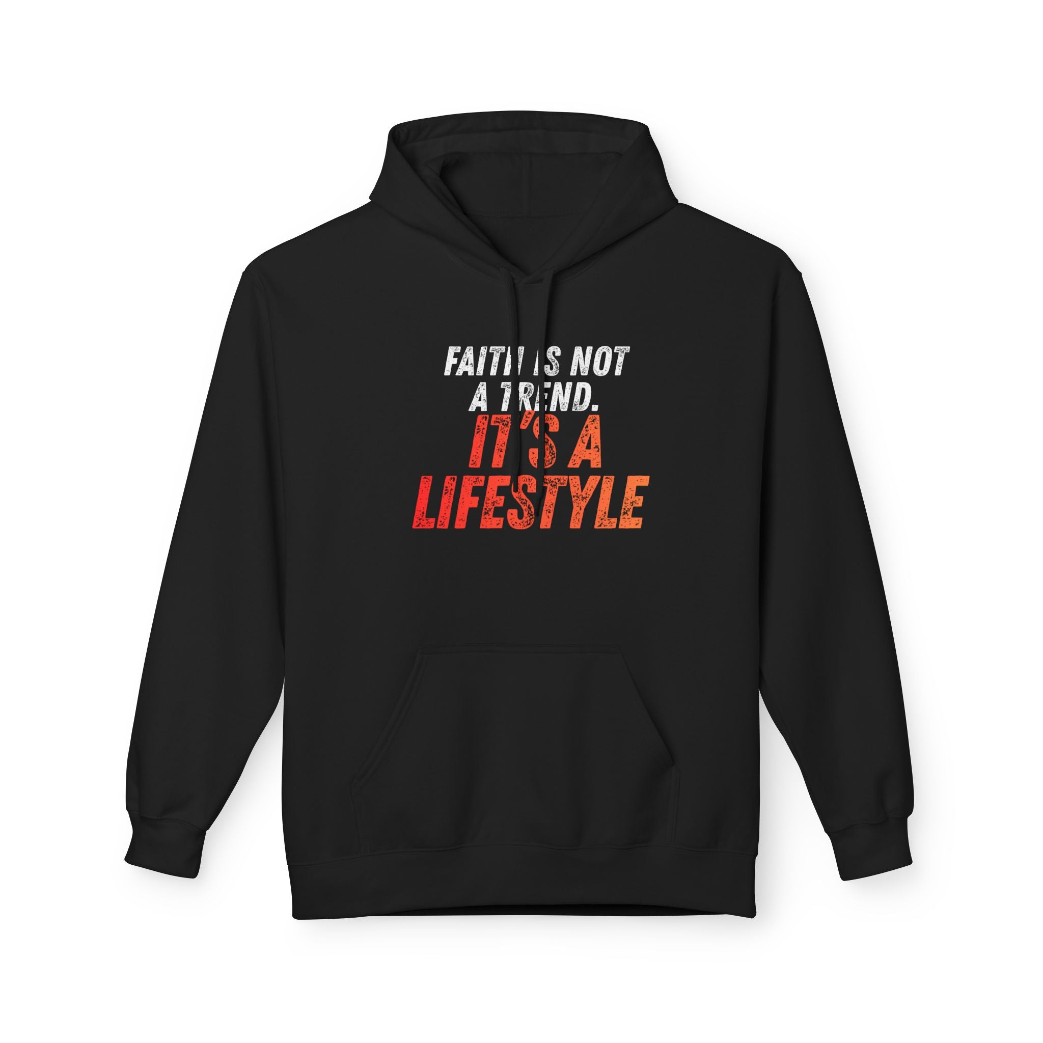 Faith Is Not A Trend Hoodie — Christian Faith Lifestyle Pullover