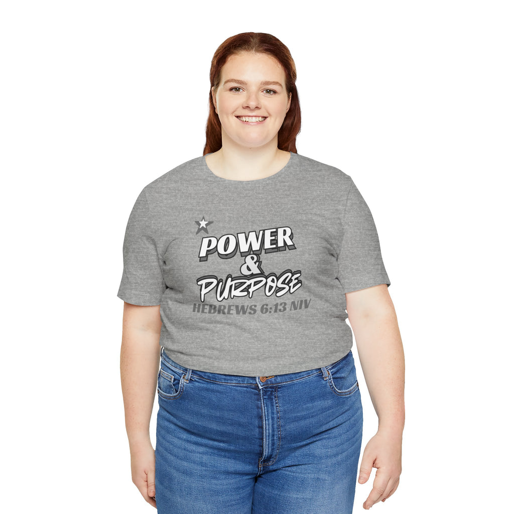 Power & Purpose Tee - Hebrews 6:13 Inspirational Christian T-Shirt