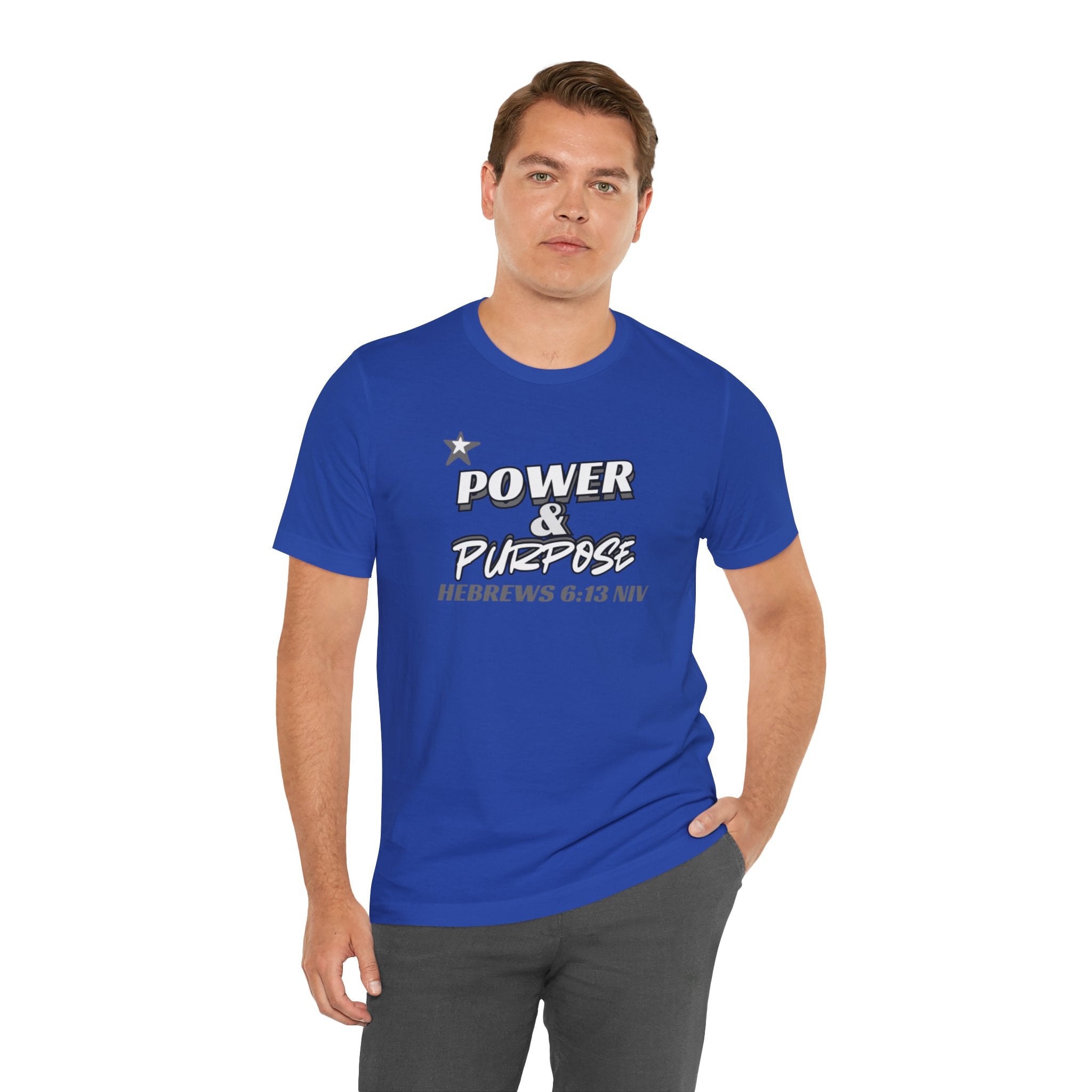 Power & Purpose Tee - Hebrews 6:13 Inspirational Christian T-Shirt