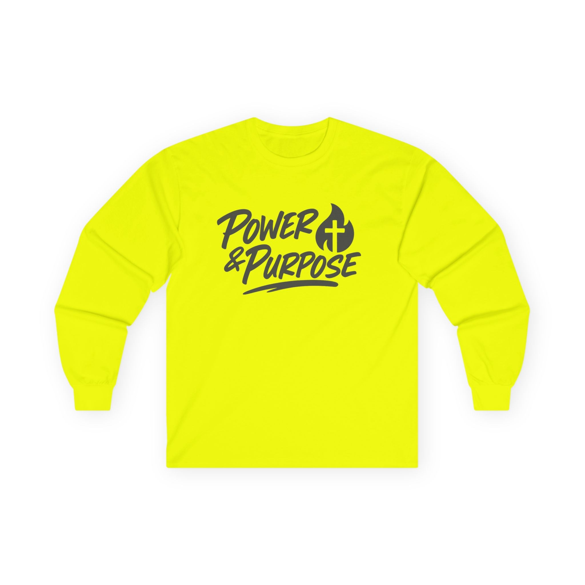 Power & Purpose Collective Long Sleeve Tee — Faith-Based Inspirational Shirt