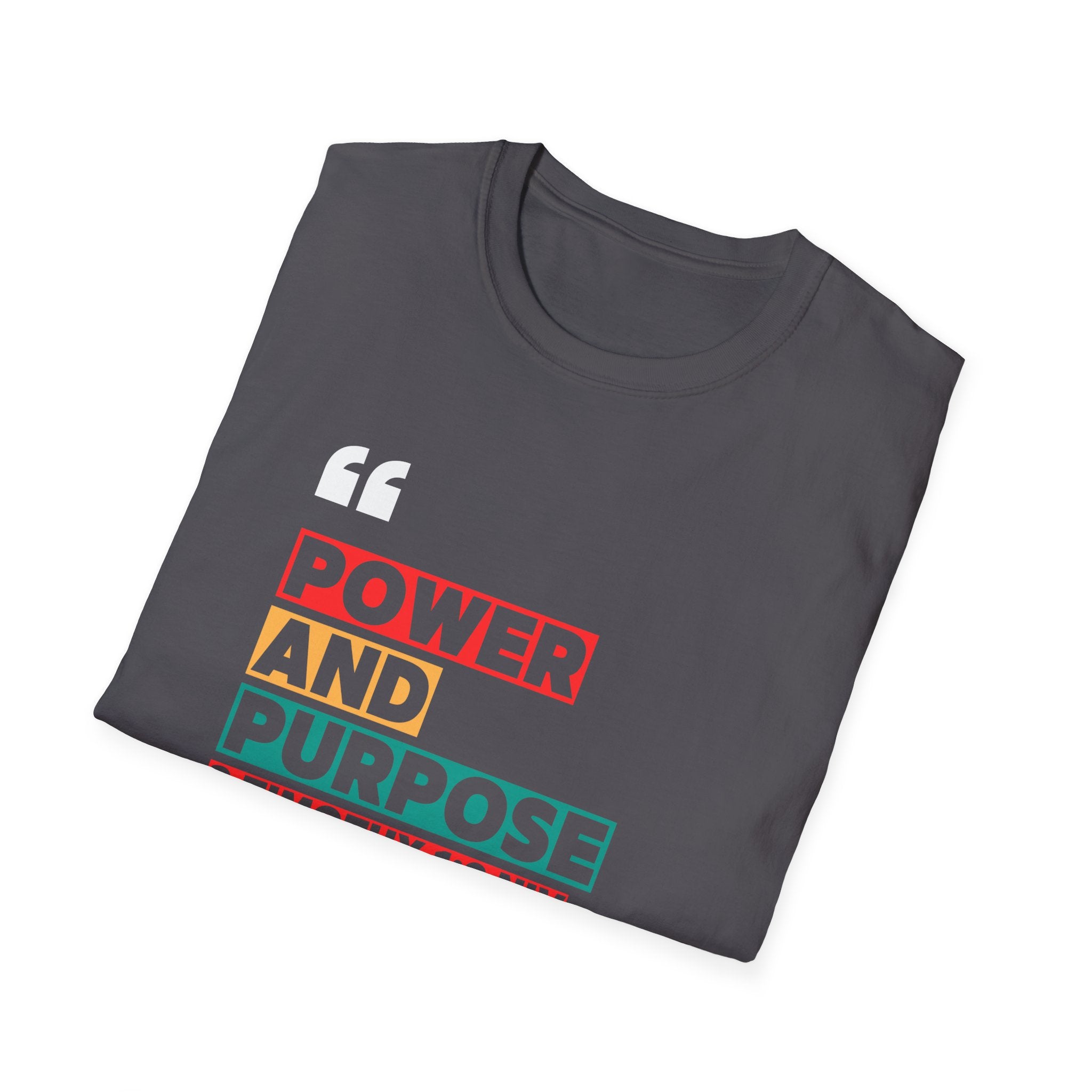 Power and Purpose Tee — 2 Timothy 1:9 Inspirational Christian T-Shirt