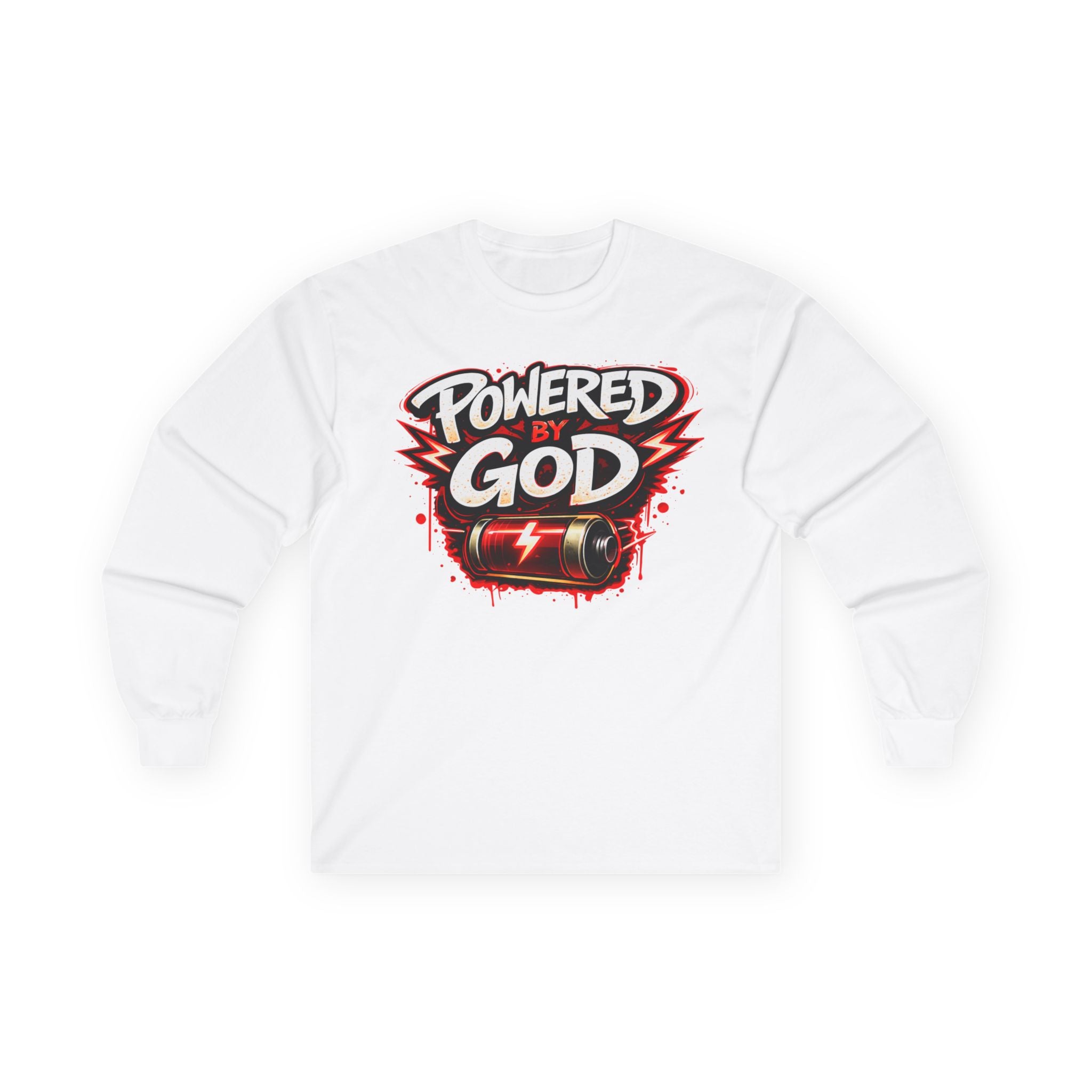 Powered by God Long Sleeve Tee