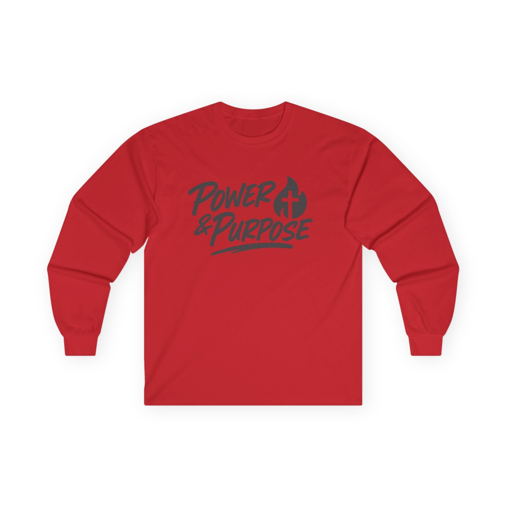 Power & Purpose Collective Long Sleeve Tee — Faith-Based Inspirational Shirt