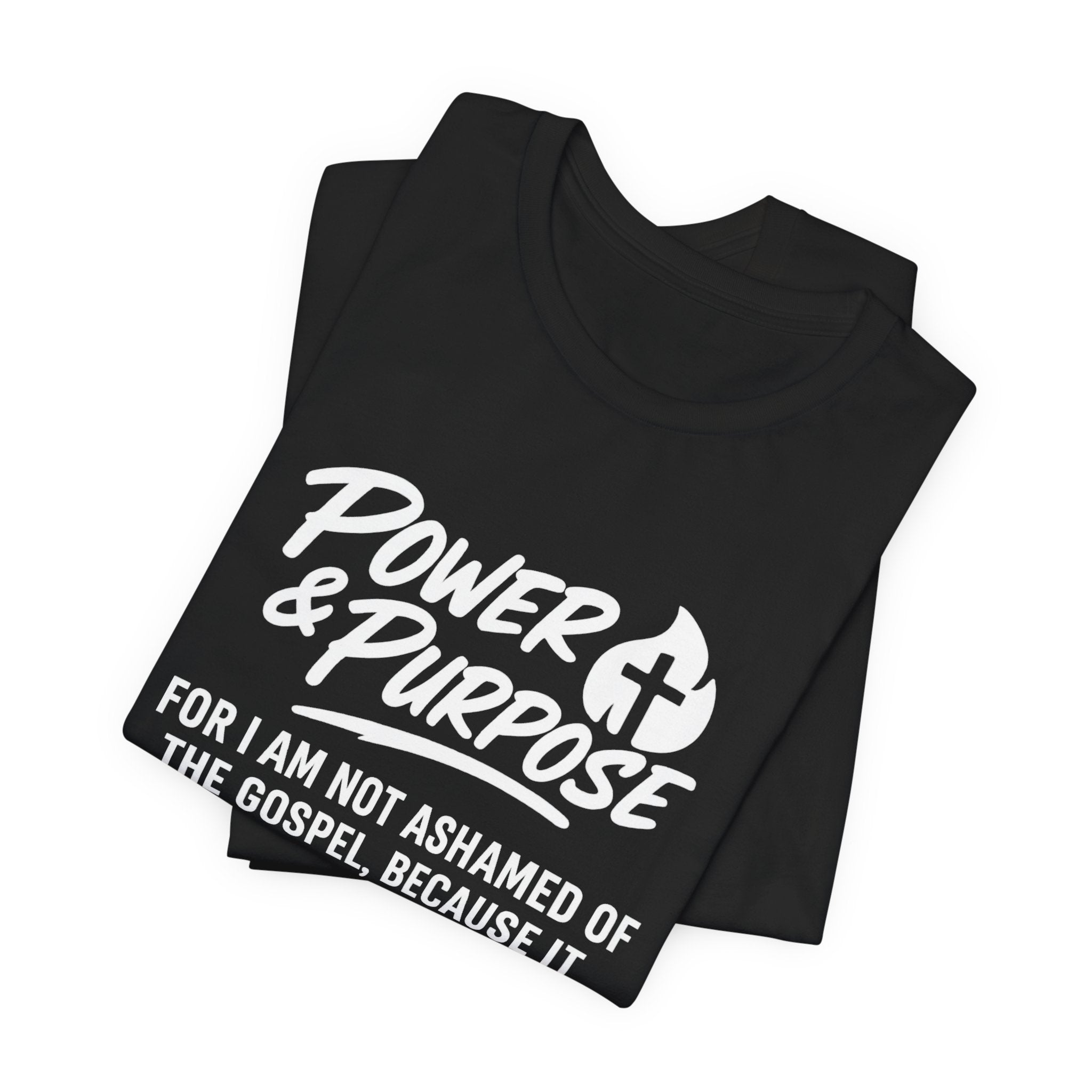 Power & Purpose -Romans 1:16 Short Sleeve Tee