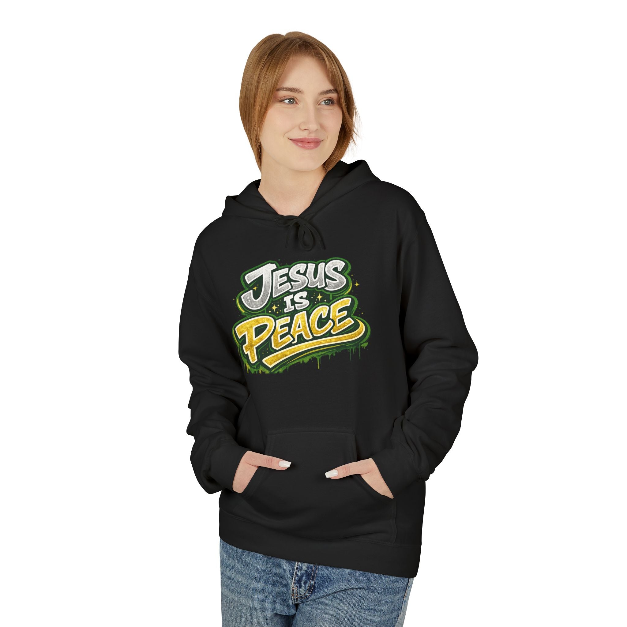 Jesus Is Peace Hoodie — Christian Faith Graphic Pullover