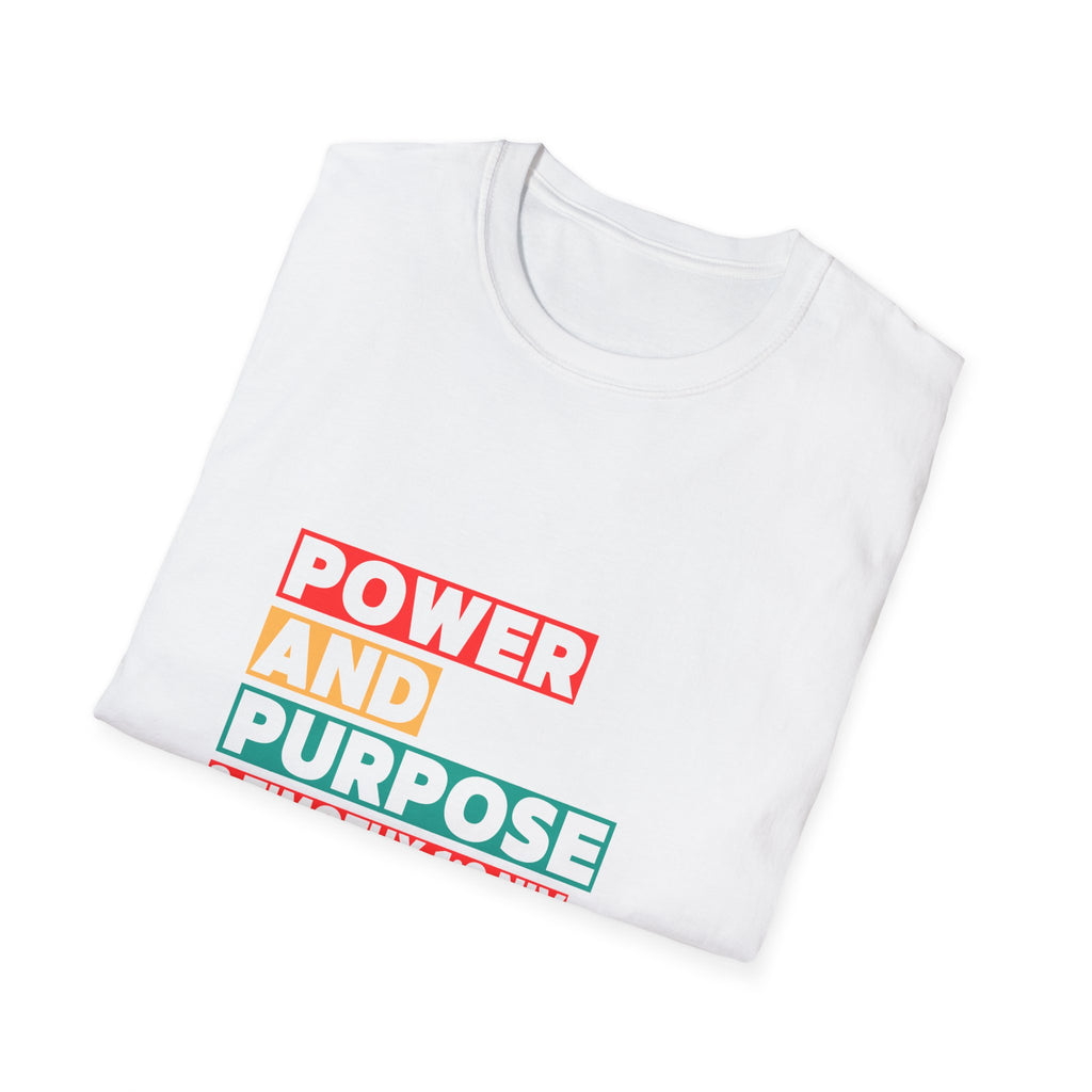 Power and Purpose Tee — 2 Timothy 1:9 Inspirational Christian T-Shirt