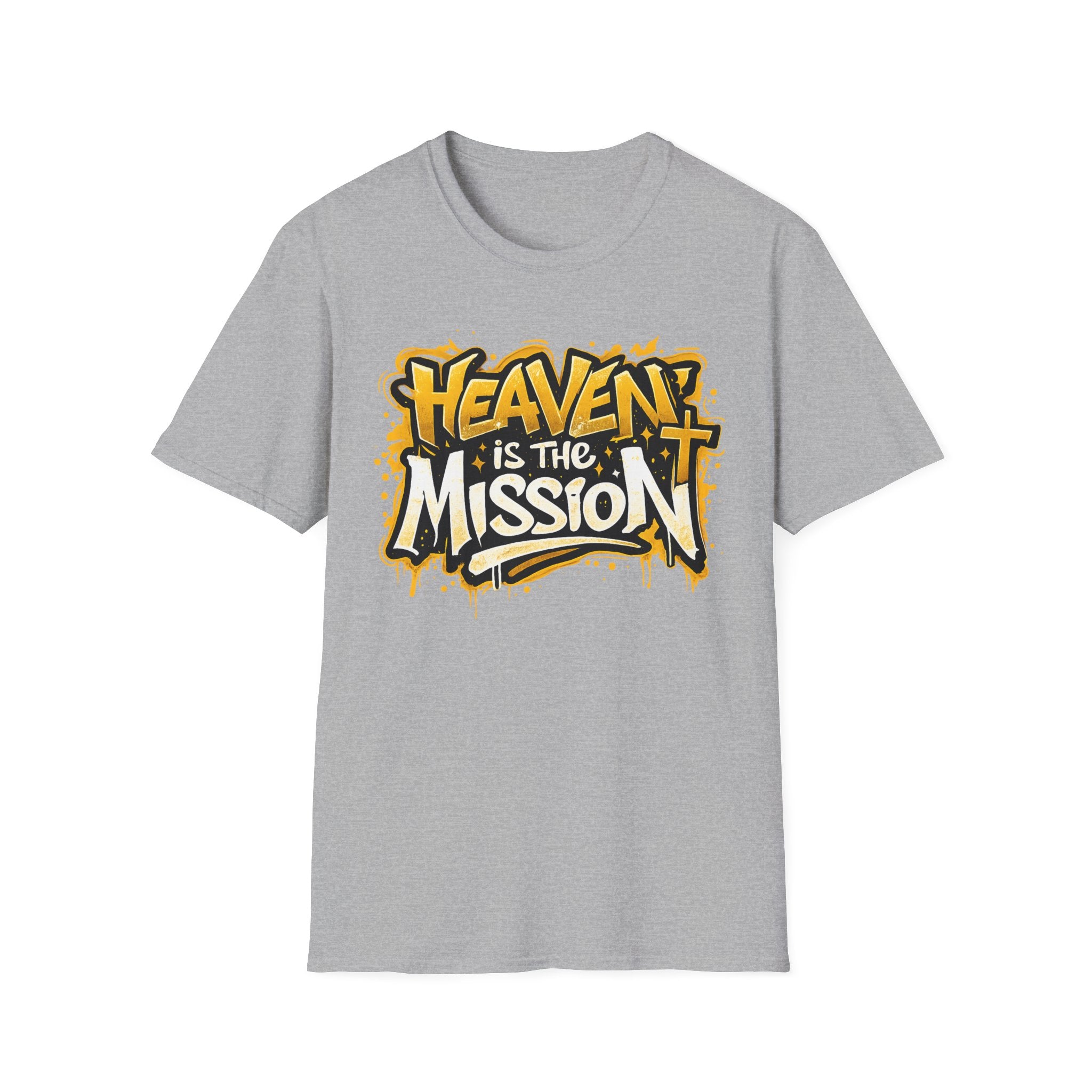 Heaven Is The Mission Graphic T-Shirt — Faith-Inspired Streetwear Tee