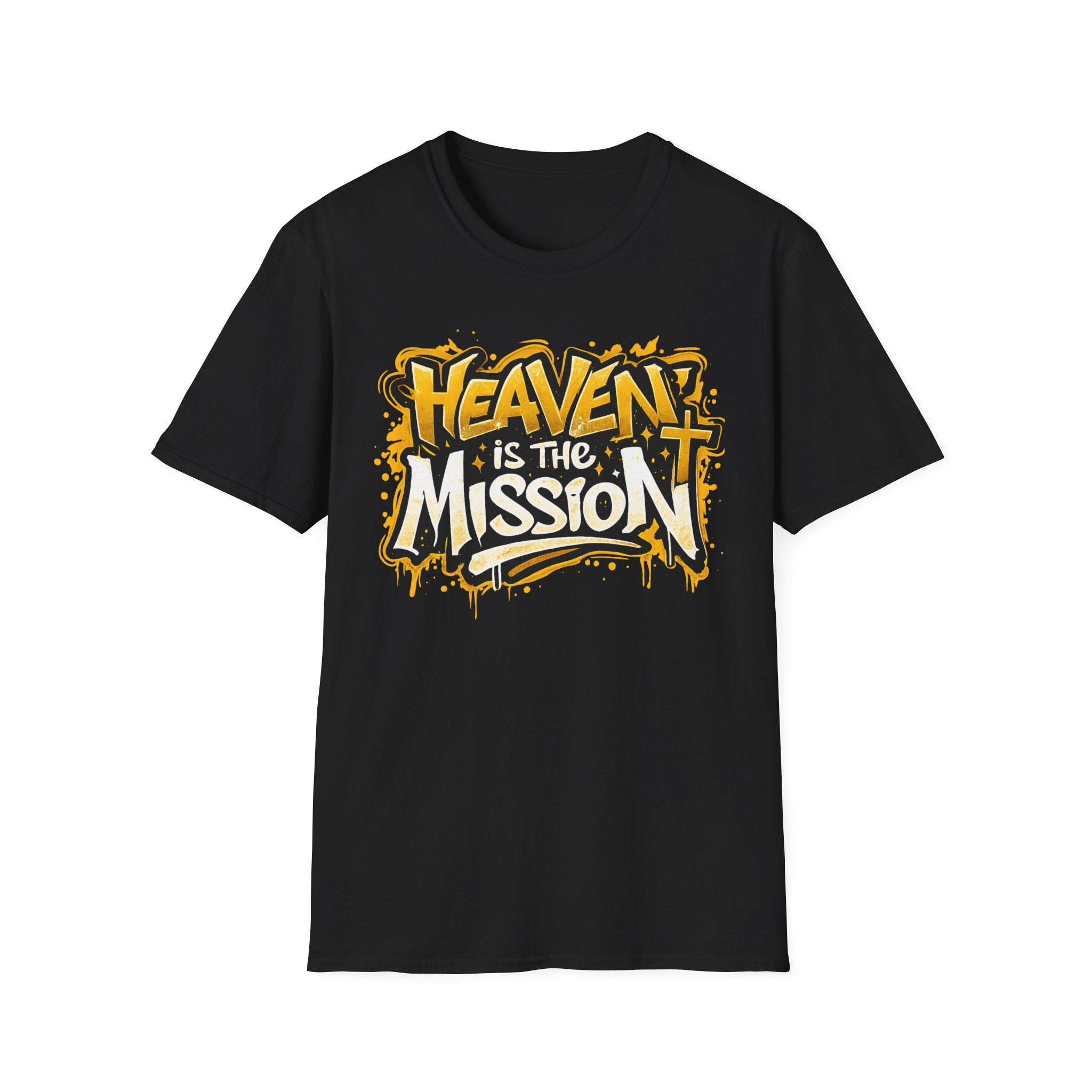 Heaven Is The Mission Graphic T-Shirt — Faith-Inspired Streetwear Tee