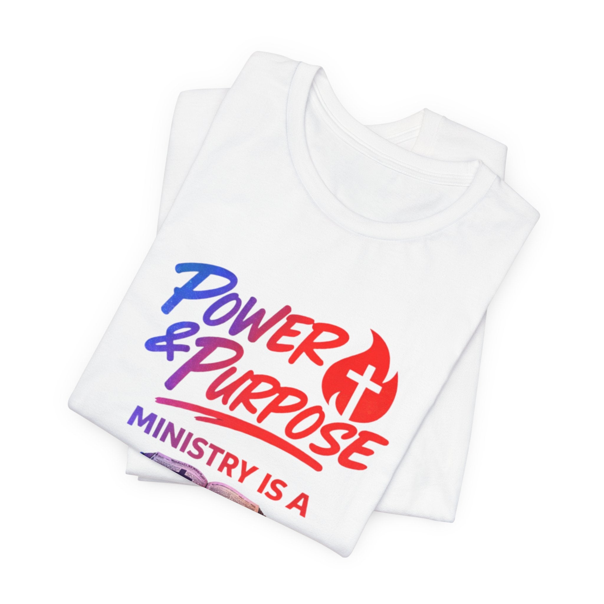 Power & Purpose Ministry Tee — "Ministry Is A Lifestyle, Not A Hobby" Christian T-Shirt