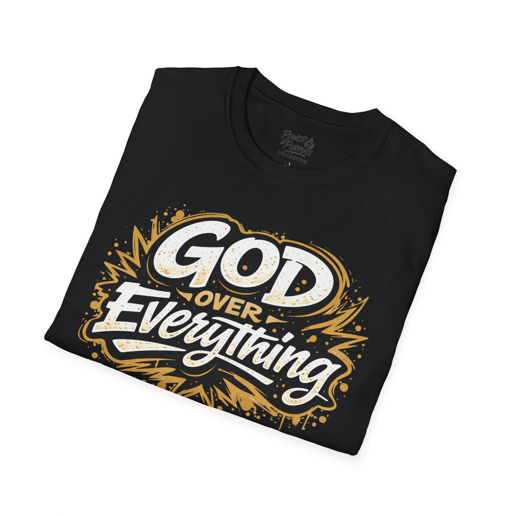 God Over Everything T-Shirt — Christian Faith Graphic Tee