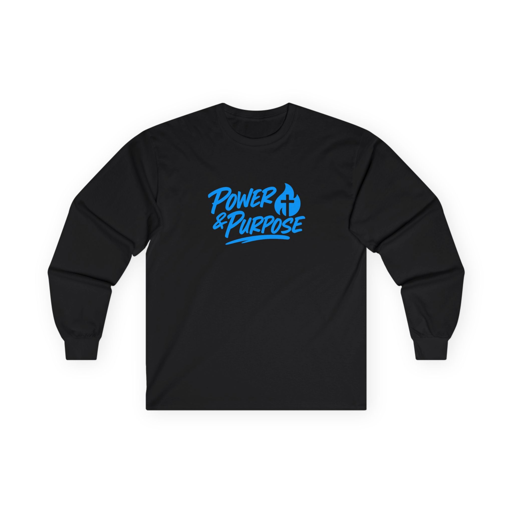 Power & Purpose Collective Long Sleeve Tee — Faith-Inspired Church Ministry Shirt