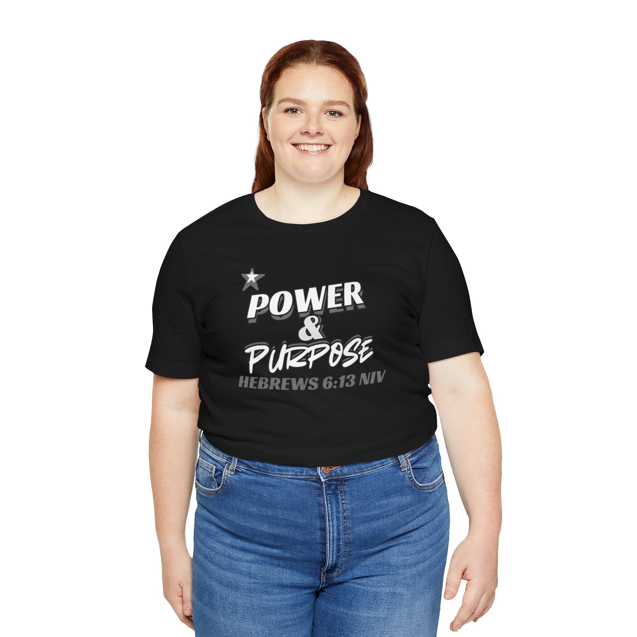 Power & Purpose Tee - Hebrews 6:13 Inspirational Christian T-Shirt