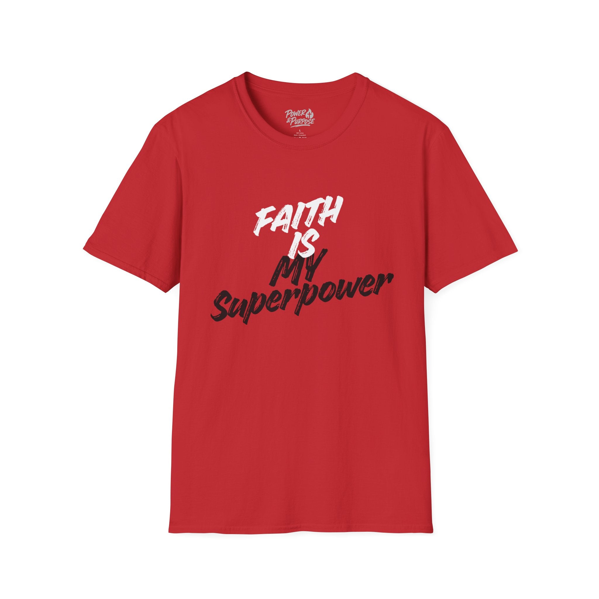 Faith Is My Superpower T-Shirt — Inspirational Christian Tee
