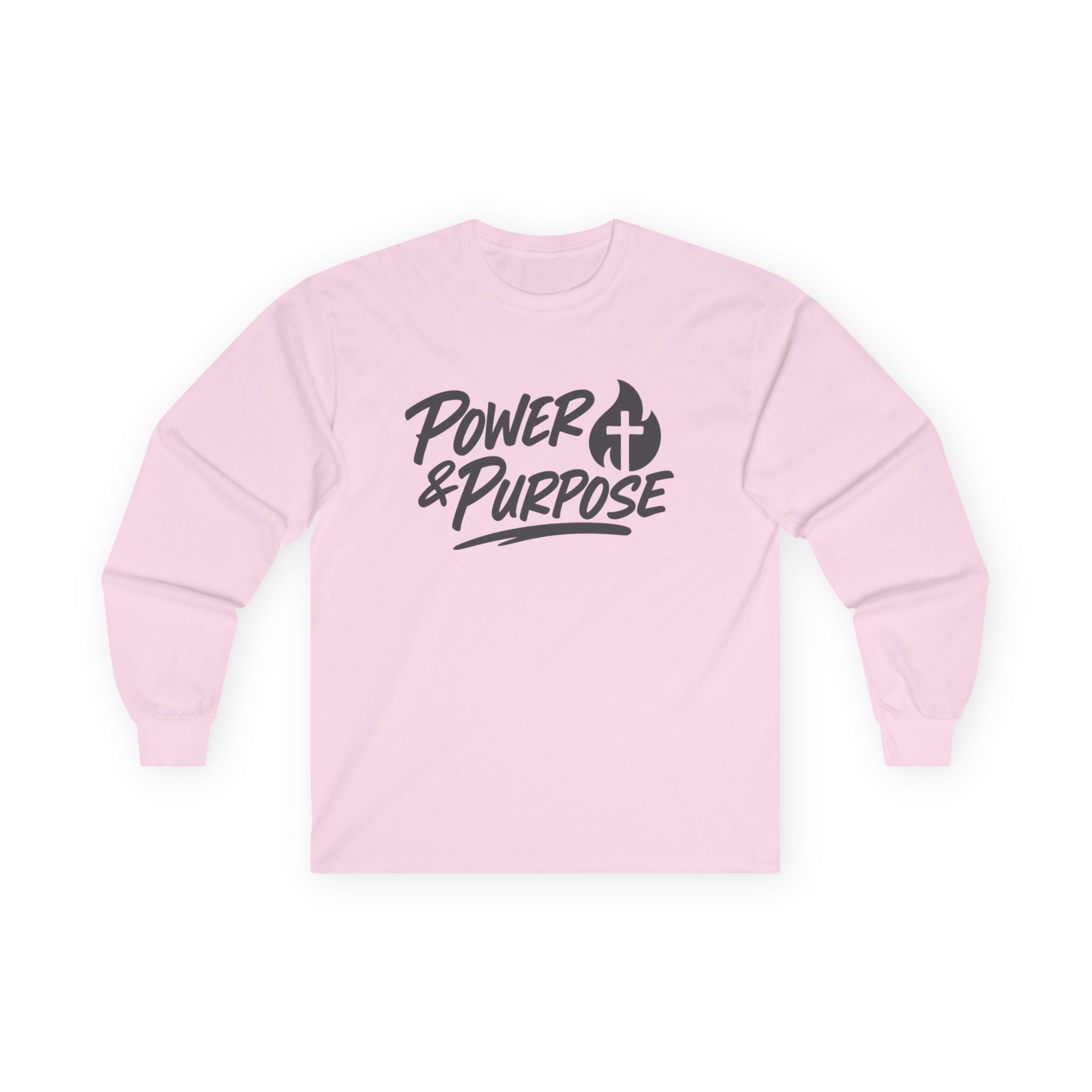 Power & Purpose Collective Long Sleeve Tee — Faith-Based Inspirational Shirt