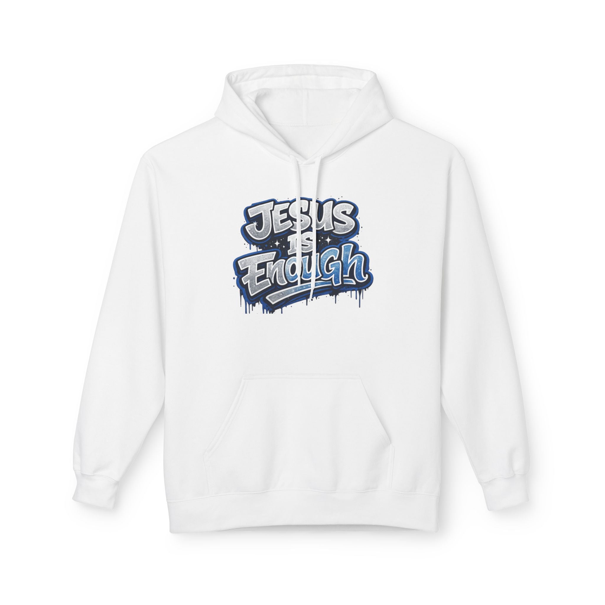 Jesus Enough Hoodie - Christian Faith Graphic Pullover