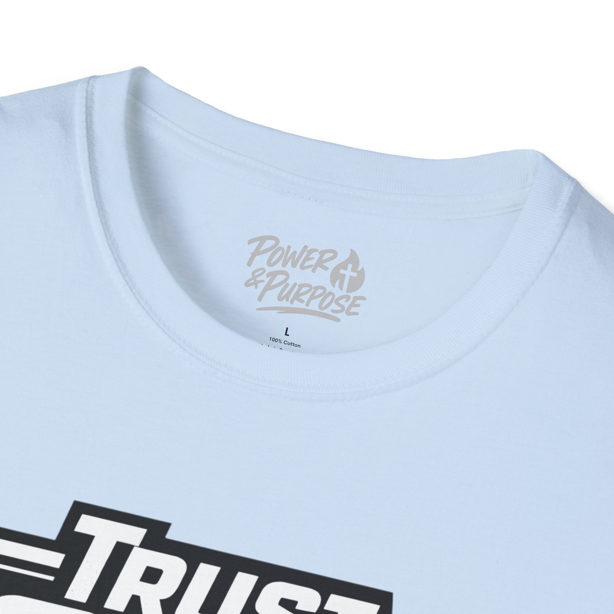 Faith Graphic T-Shirt — "Trust God Move Forward" Inspirational Christian Tee