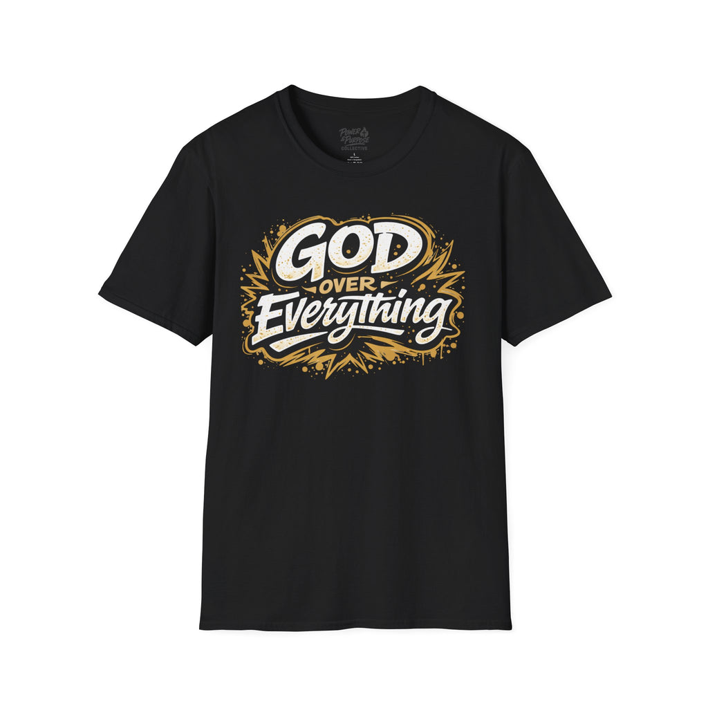 God Over Everything T-Shirt — Christian Faith Graphic Tee