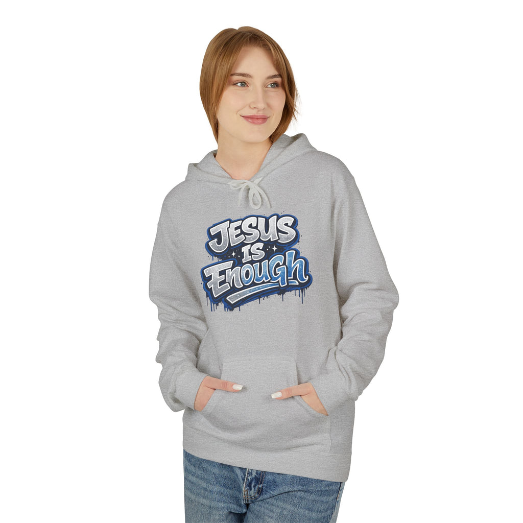 Jesus Enough Hoodie - Christian Faith Graphic Pullover
