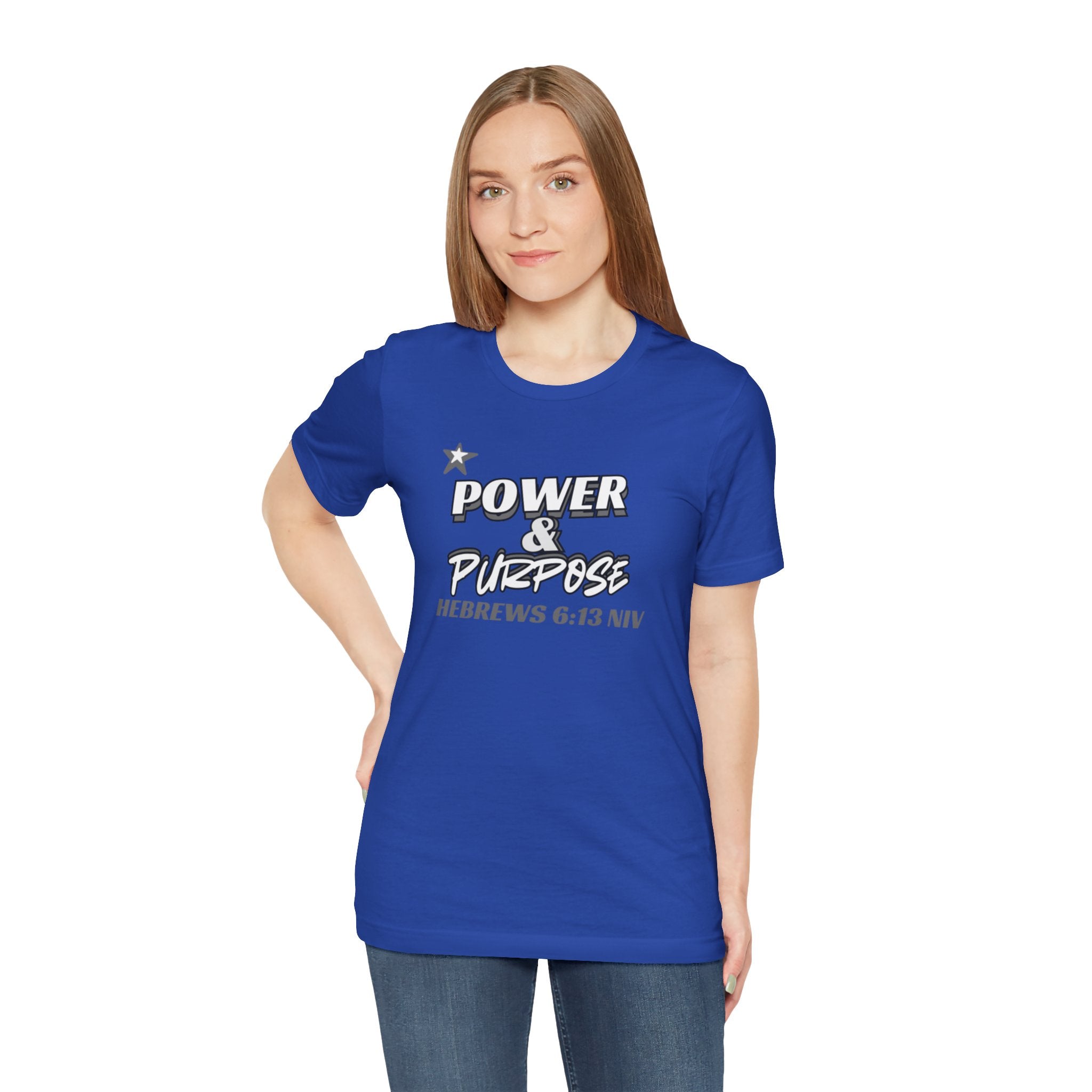 Power & Purpose Tee - Hebrews 6:13 Inspirational Christian T-Shirt