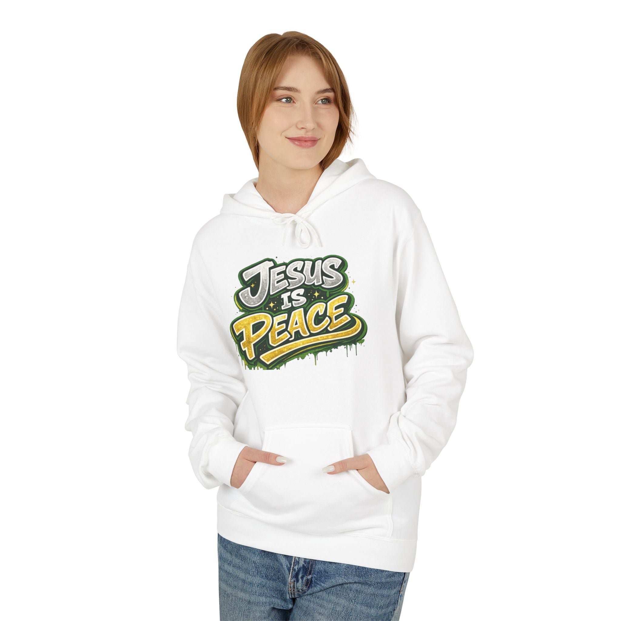 Jesus Is Peace Hoodie — Christian Faith Graphic Pullover