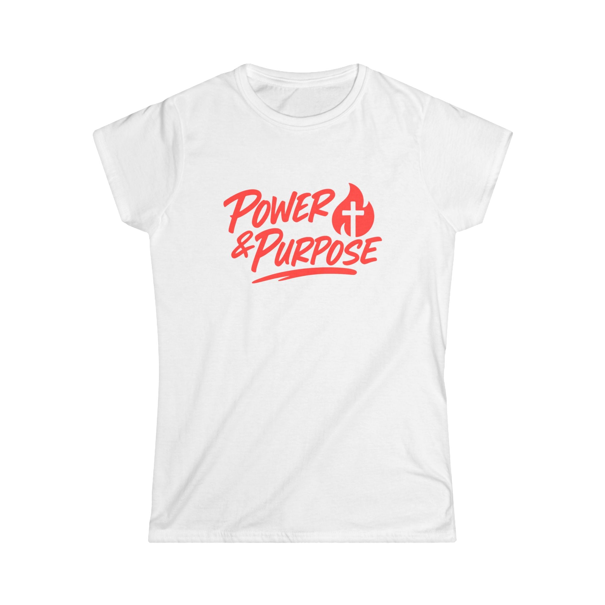 Power & Purpose Women's Tee — Christian Faith Graphic Shirt