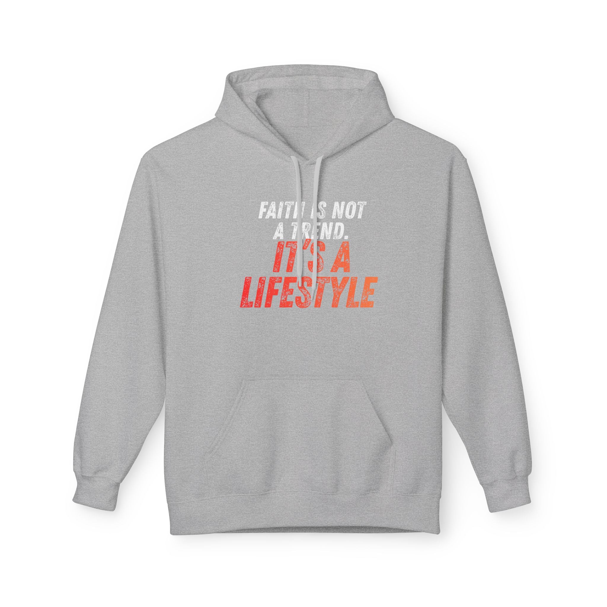 Faith Is Not A Trend Hoodie — Christian Faith Lifestyle Pullover